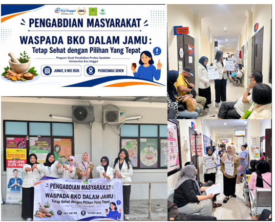 Pangabdian Masyarakat kepada Pasien yang sedang berobat di Puskesmas